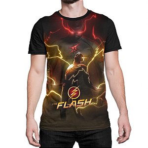 Camiseta The Flash Raio Negro