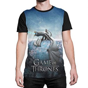 Camiseta Dragão White Walker 5 Game of Thrones