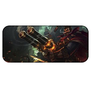 Tapete MousePad Graves League of Legends Lol Grande Profissional
