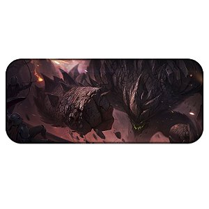 Tapete MousePad Malphite League of Legends Lol Grande Profissional