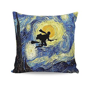 Almofada Harry Potter Van Gogh Noite Estrelada