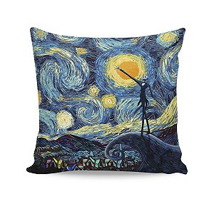 Almofada O Estranho Mundo de Jack Noite Estrelada Van Gogh