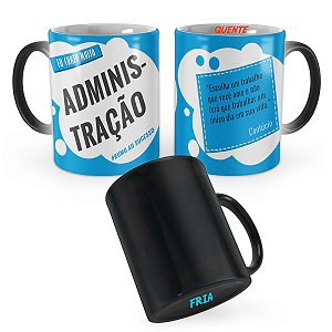 Caneca Mágica Administração Curso Eu Escolhi Faculdade