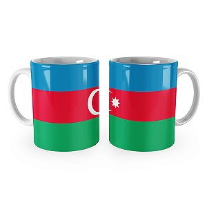 Caneca Bandeira do Azerbaijão País