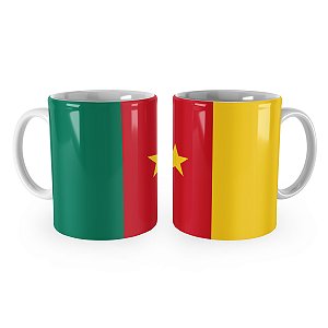 Caneca Bandeira dos Camarões País