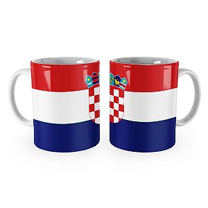 Caneca Bandeira da Croácia País