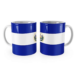 Caneca Bandeira de El Salvador País