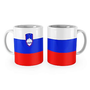 Caneca Bandeira da Eslovênia País