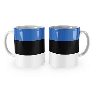 Caneca Bandeira da Estônia País