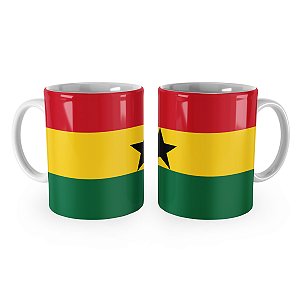 Caneca Bandeira de Gana País