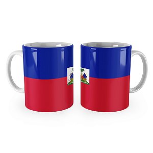 Caneca Bandeira do Haiti País
