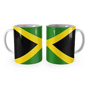 Caneca Bandeira da Jamaica País
