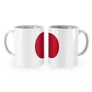 Caneca Bandeira do Japão País