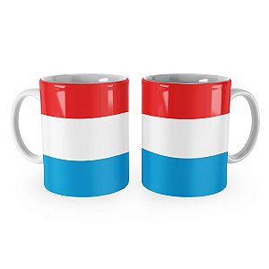 Caneca Bandeira de Luxemburgo País