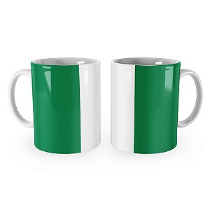Caneca Bandeira da Nigéria País