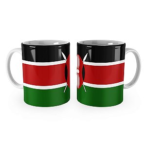 Caneca Bandeira da Quênia País