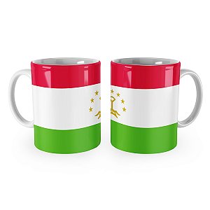 Caneca Bandeira do Tadjiquistão País