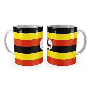 Caneca Bandeira de Uganda País