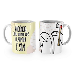 Caneca Flork Paciência Primeiro Nome
