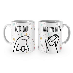 Caneca Flork Bota Café Não tem Café