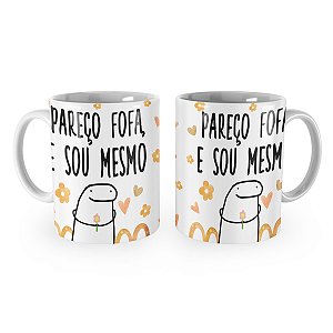 Caneca Flork Pareço Fofa e Sou Mesmo