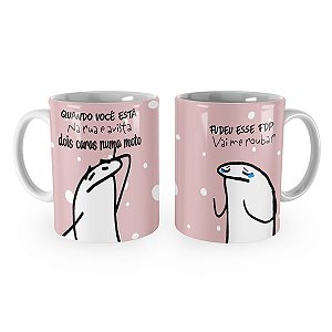 Caneca Flork Dois caras numa Moto