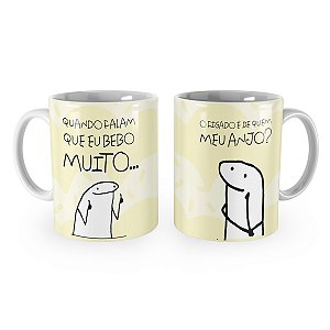 Caneca Flork Quando Falam que Bebo Muito