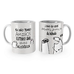 Caneca Flork Amigos Gangue Alcoólica