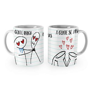 Caneca Flork A Gente Briga Mas Se Ama