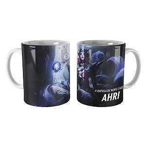 Caneca Ahri Lua Nevada League of Legends Lol
