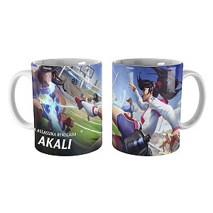Caneca Akali Esportista League of Legends Lol
