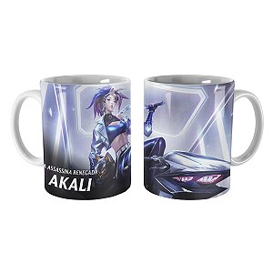 Caneca Akali K/DA All Out League of Legends Lol