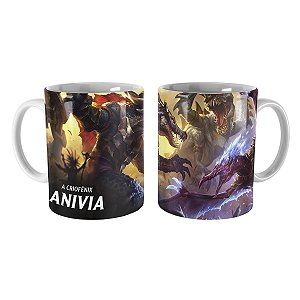 Caneca Anivia Pré-Histórica League of Legends Lol