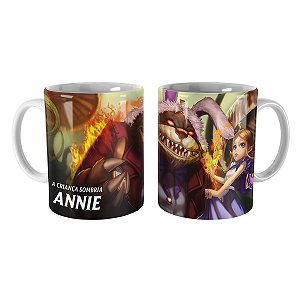 Caneca Annie No País das Maravilhas League of Legends Lol