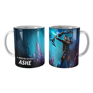 Caneca Ashe Ametista League of Legends Lol