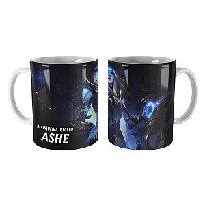 Caneca Ashe Rainha Cósmica League of Legends Lol