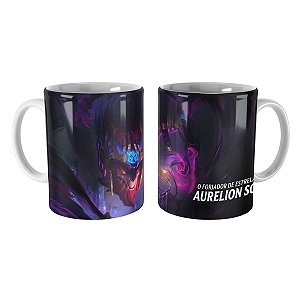 Caneca Aurelion Sol Tinta Sombria League of Legends Lol