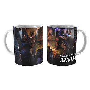 Caneca Braum Coração de Leão League of Legends Lol
