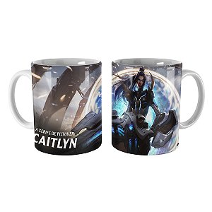 Caneca Pulsefire Caitlyn League of Legends Lol