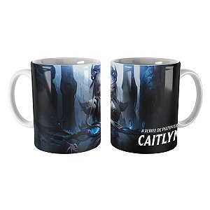 Caneca Caitlyn Lua Nevada League of Legends Lol