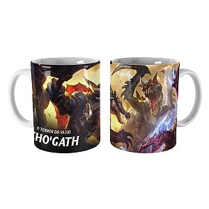 Caneca Chogath Pré-Histórico League of Legends Lol