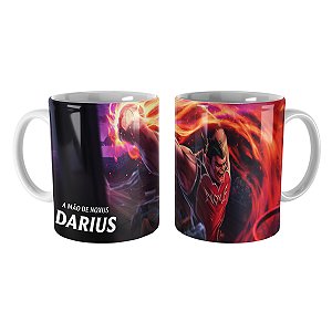 Caneca Darius Mestre da Enterrada League of Legends Lol