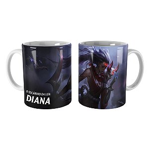 Caneca Diana Lua Sangrenta League of Legends Lol