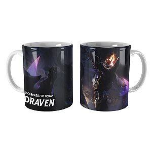 Caneca Draven Reinos Mech League of Legends Lol