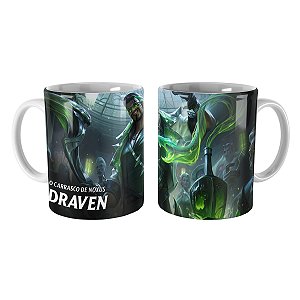 Caneca Draven Galante League of Legends Lol