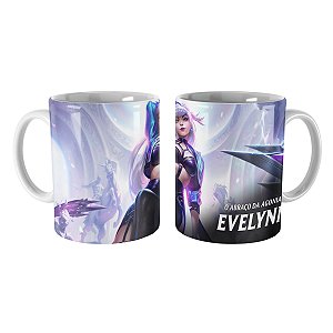 Caneca Evelynn K/DA ALL OUT League of Legends Lol
