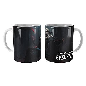 Caneca Evelynn Congregação das Bruxas League of Legends Lol
