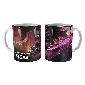 Caneca PROJETO: Fiora League of Legends Lol