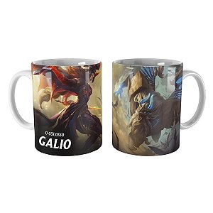 Caneca Galio Guardião Dracônico League of Legends Lol