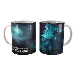 Caneca Gangplank Fantasma League of Legends Lol